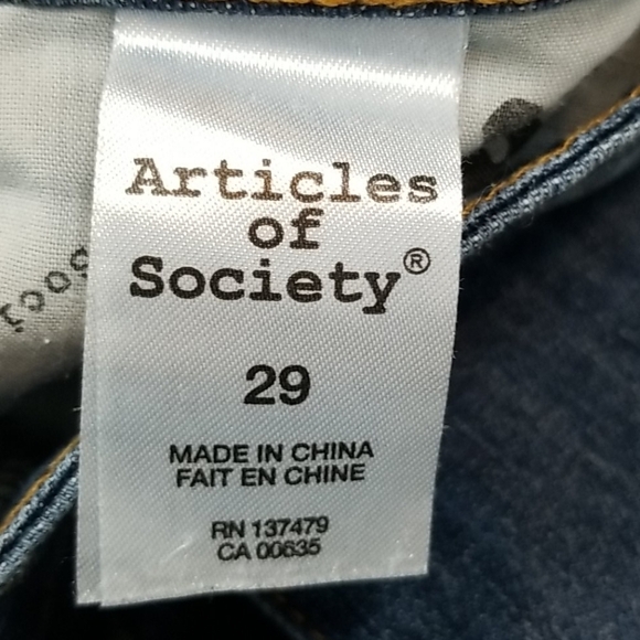 Articles of Society Ankle Jeans 29 33x26.5 - Picture 9 of 10